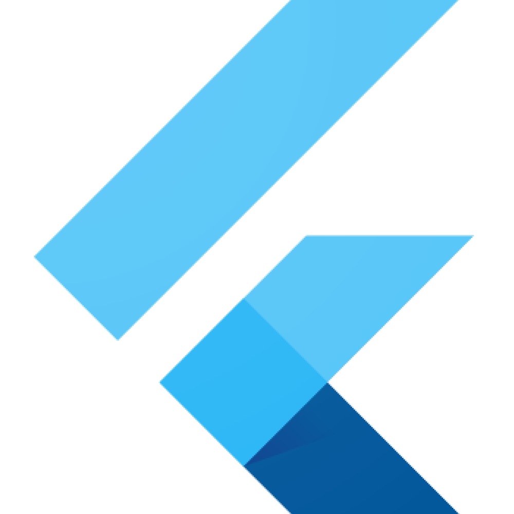 Flutter Logo – Cross-Plattform App Entwicklung